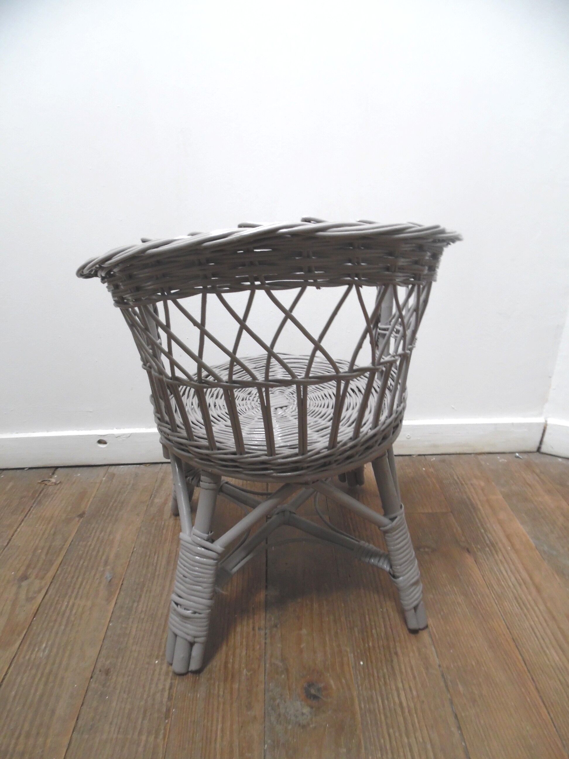 Rattan armchair