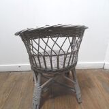 Fauteuil enfant en rotin