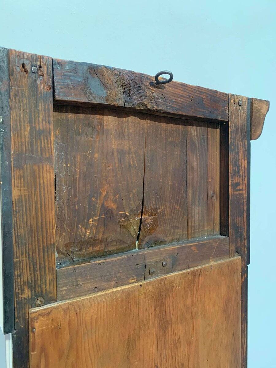 Small Biedermeier Wall Mirror, Cherry Veneer, South Germany, circa 1820