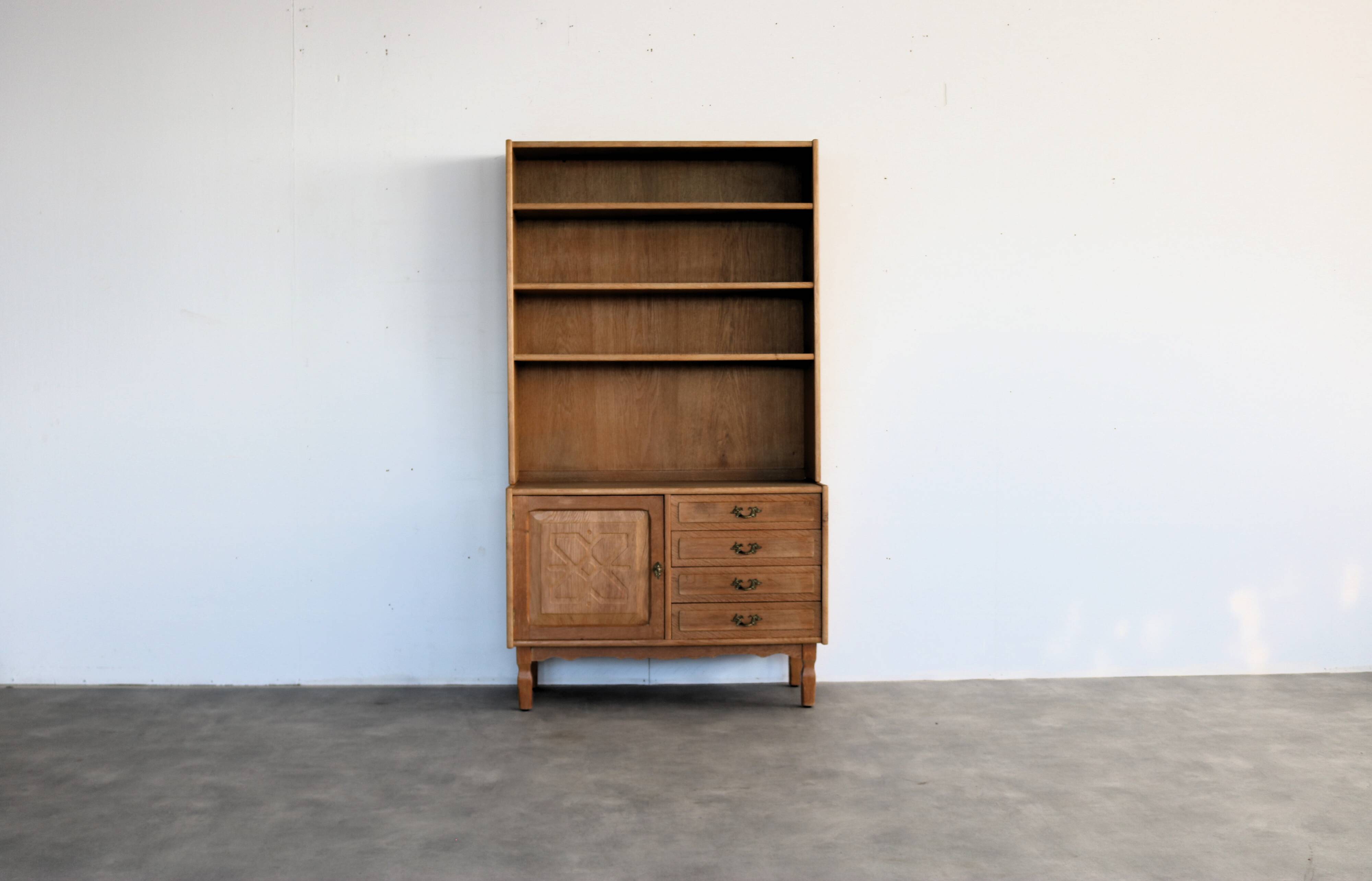 vintage bookcase | cupboard | brutalist | 60s | Danish