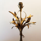 Lamp ear of wheat brass and wood