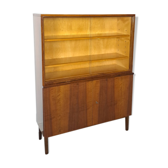 Donker plus vitrinekast fine avec planches vintage