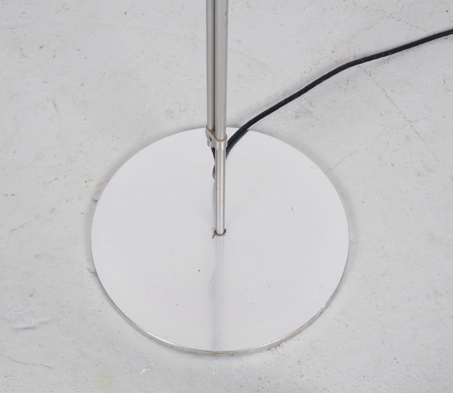 Peter Nelson brushed aluminium FA floor lamp, 1960's