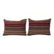 Set of 2 vintage kilim cushion covers 46x61 cm