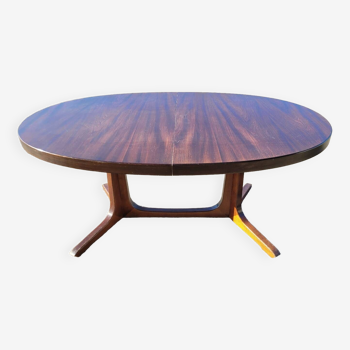 Table ovale scandinave baumann vintage -1960s