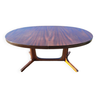 Table ovale scandinave baumann vintage -1960s