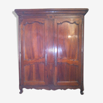 Old walnut cabinet