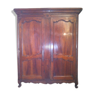Old walnut cabinet