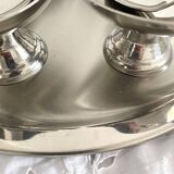 Stainless steel ice cream cup and tray set