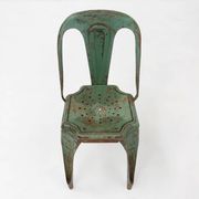 Set of 4 Vintage green Model A Chairs from Tolix, France, 1950s