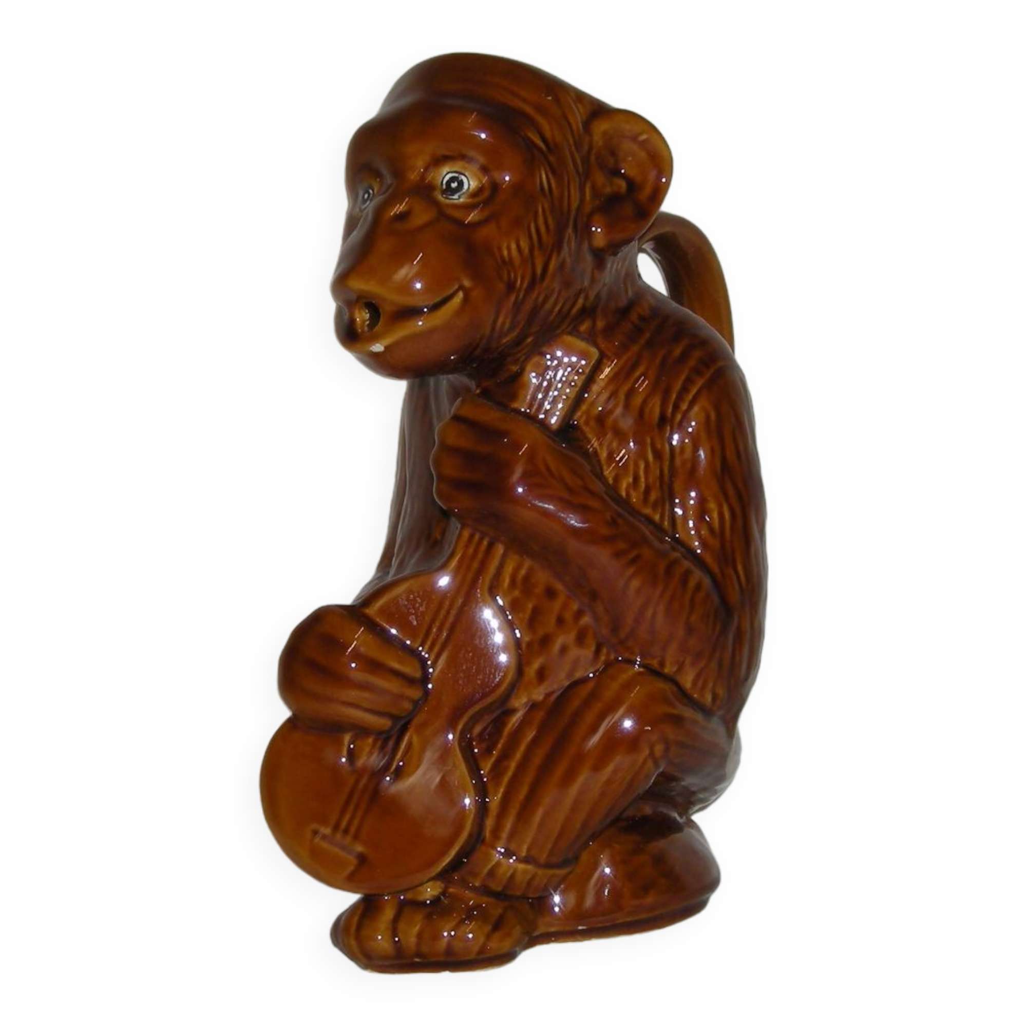 Chimpanzee pitcher; Monkey guitarist musician of the 60s