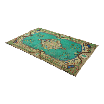 Anatolian handmade vintage rug 272 cm x 169 cm