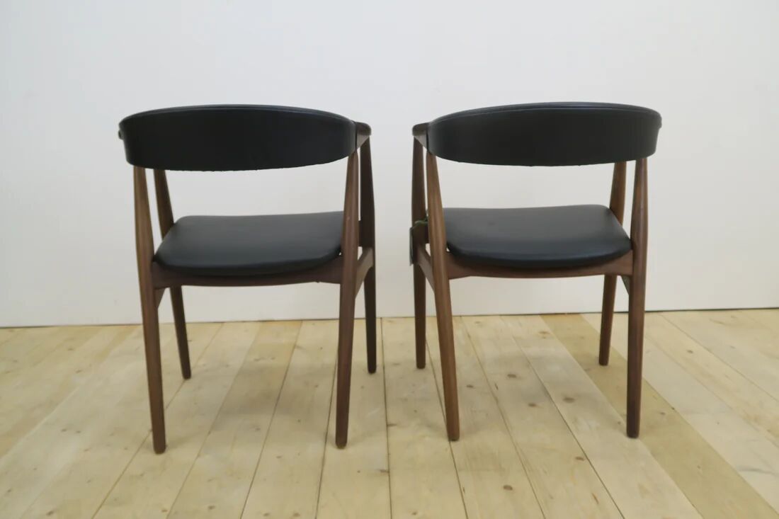 Set of six chairs model 213 by Thomas Harlev for Farstrup, Denmark 1960.