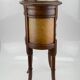 Louis XVI style walnut and marble cabinet