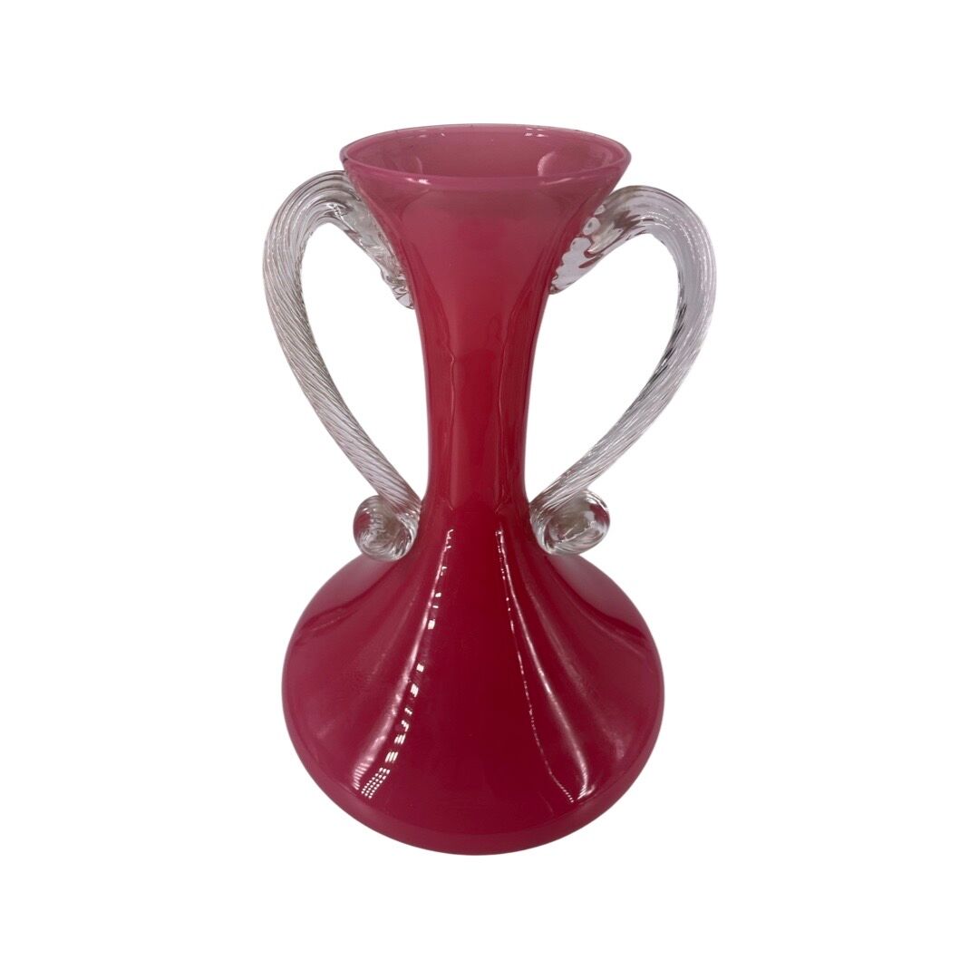 Vintage Murano pink vase
