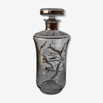 Carafe vintage motif or