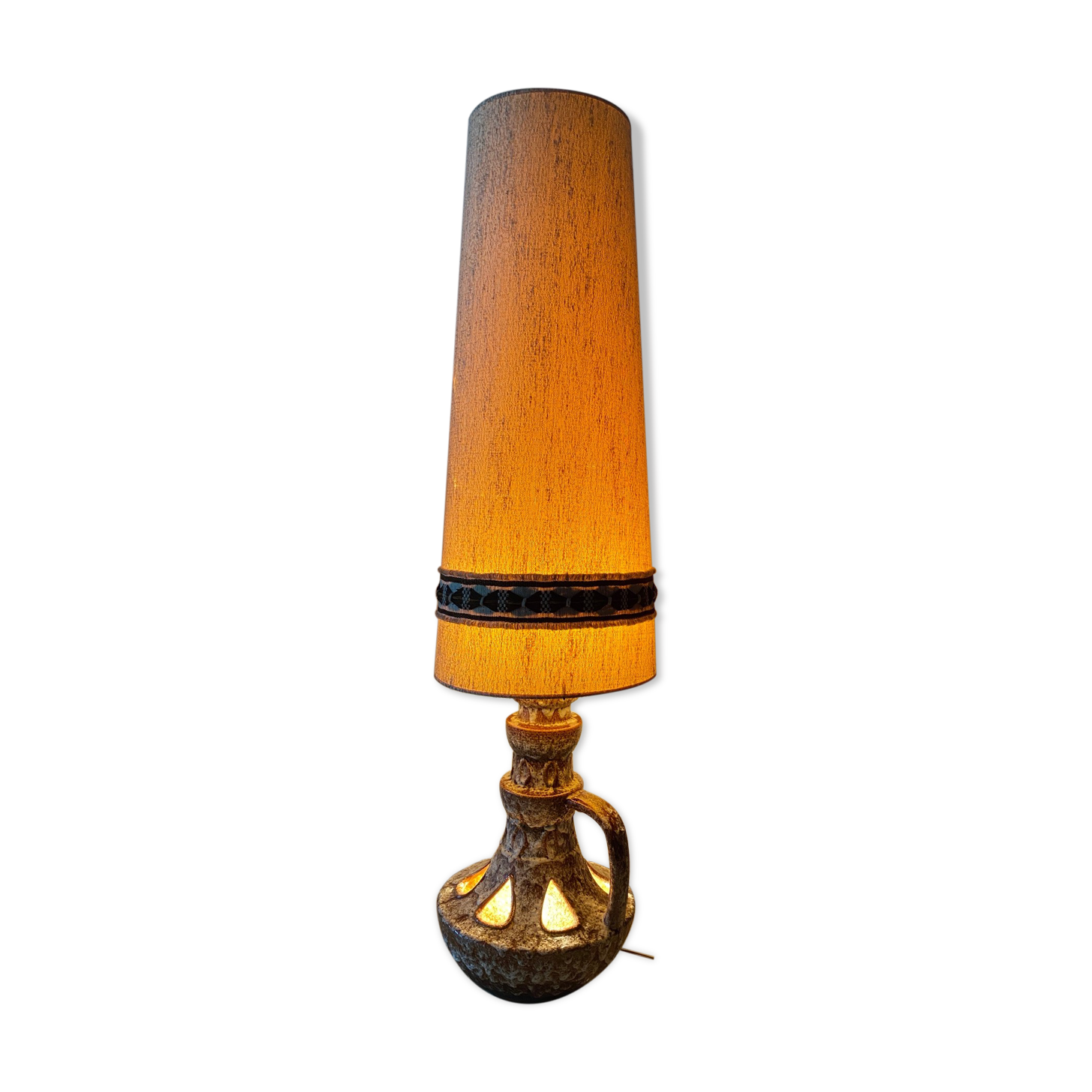 Lampe ceramique année 70 west germany