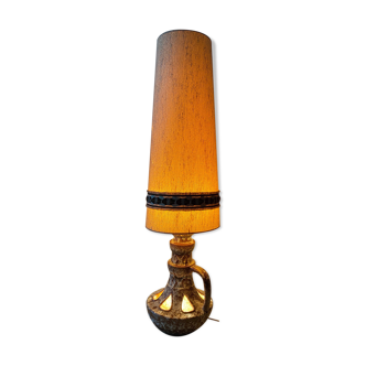 large ceramic lamp year 70 west germany