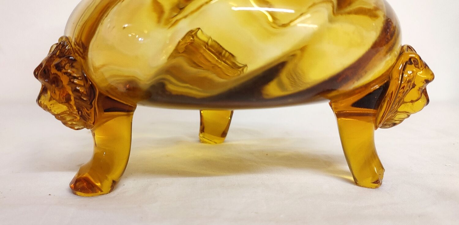 "Art Decò" glass vase. Spain, 1940s.