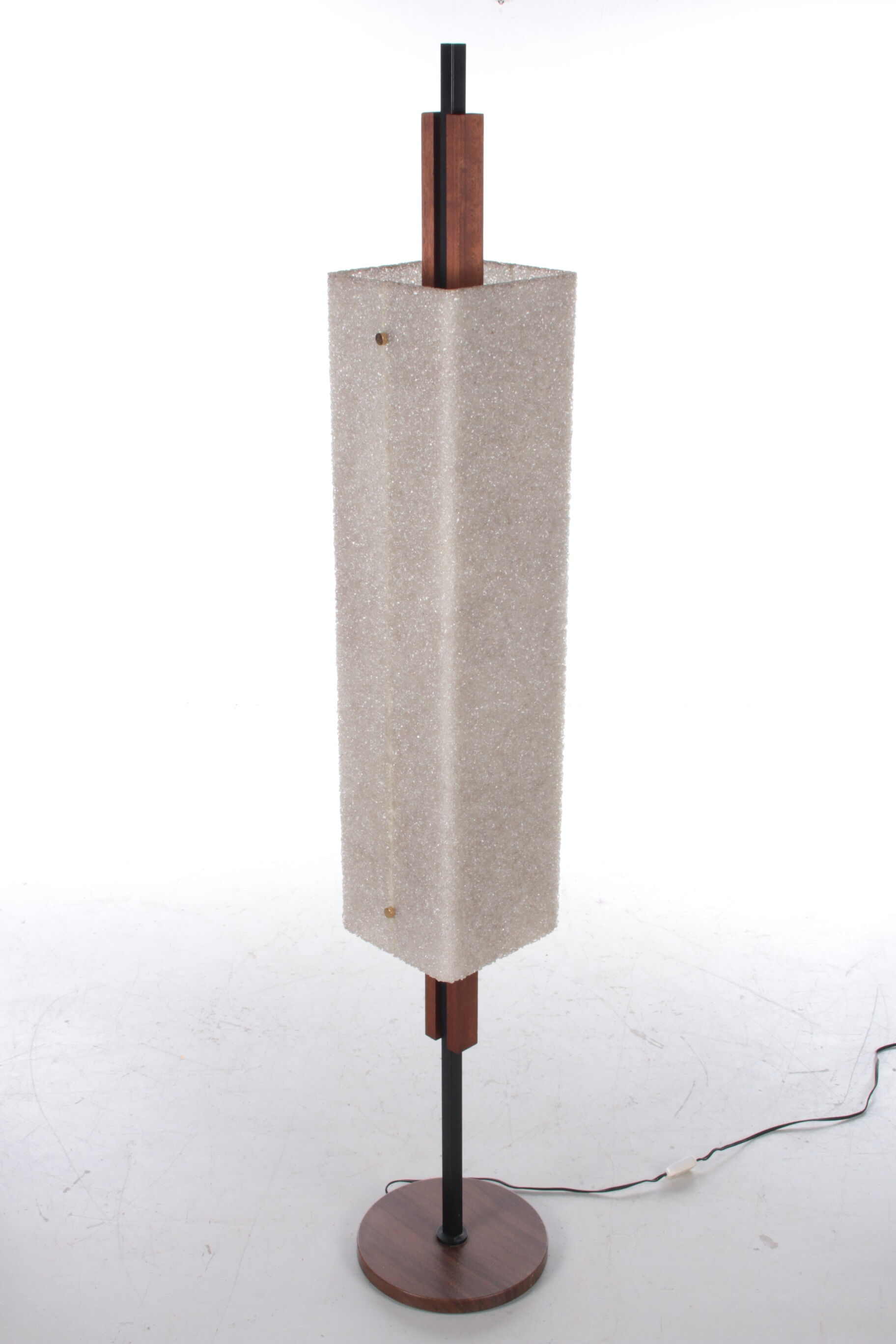 Vintage french floor lamp with switch, 1960s