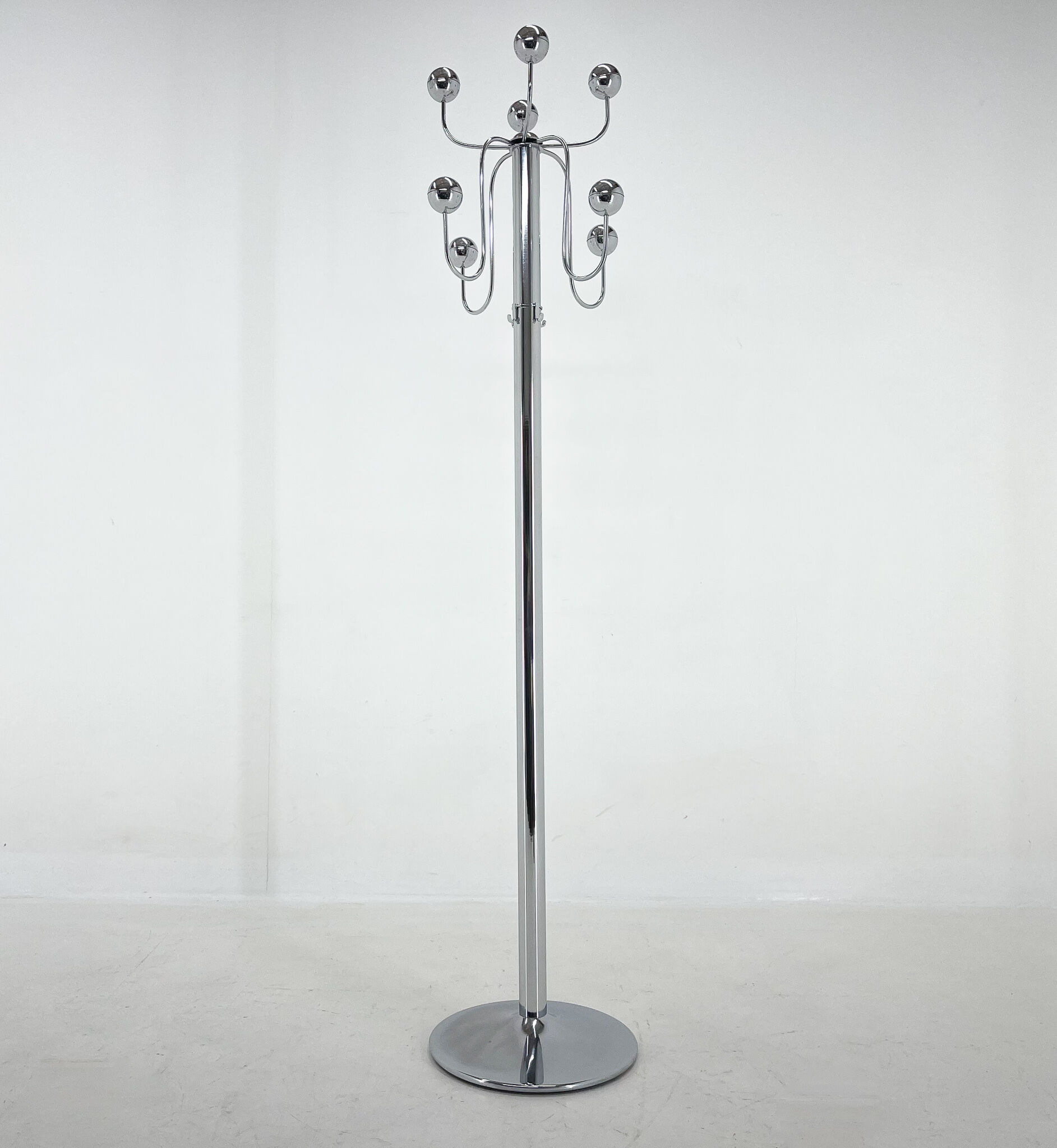 1960's chrome coat hanger, italy