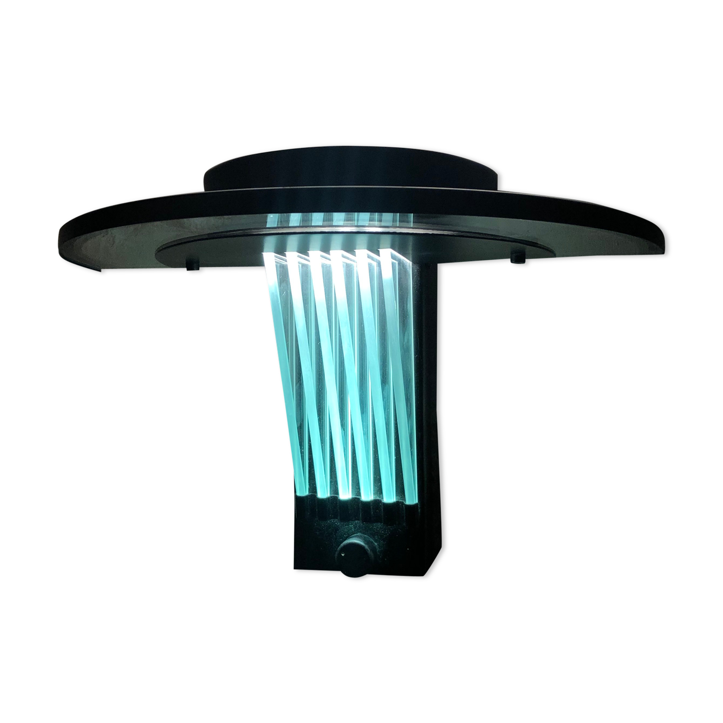 Italian glass wall light 1980