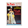 Affiche cinéma originale "La Belle des Belles" Gina Lollobrigida 37x56cm 1955