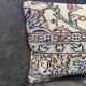 Housse de coussin neutre à motif floral 40x60cm