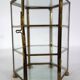 Ancienne petite vitrine hexagonale pour miniatures ou bijoux