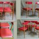 4 vintage Chairs Chrobat - Sax