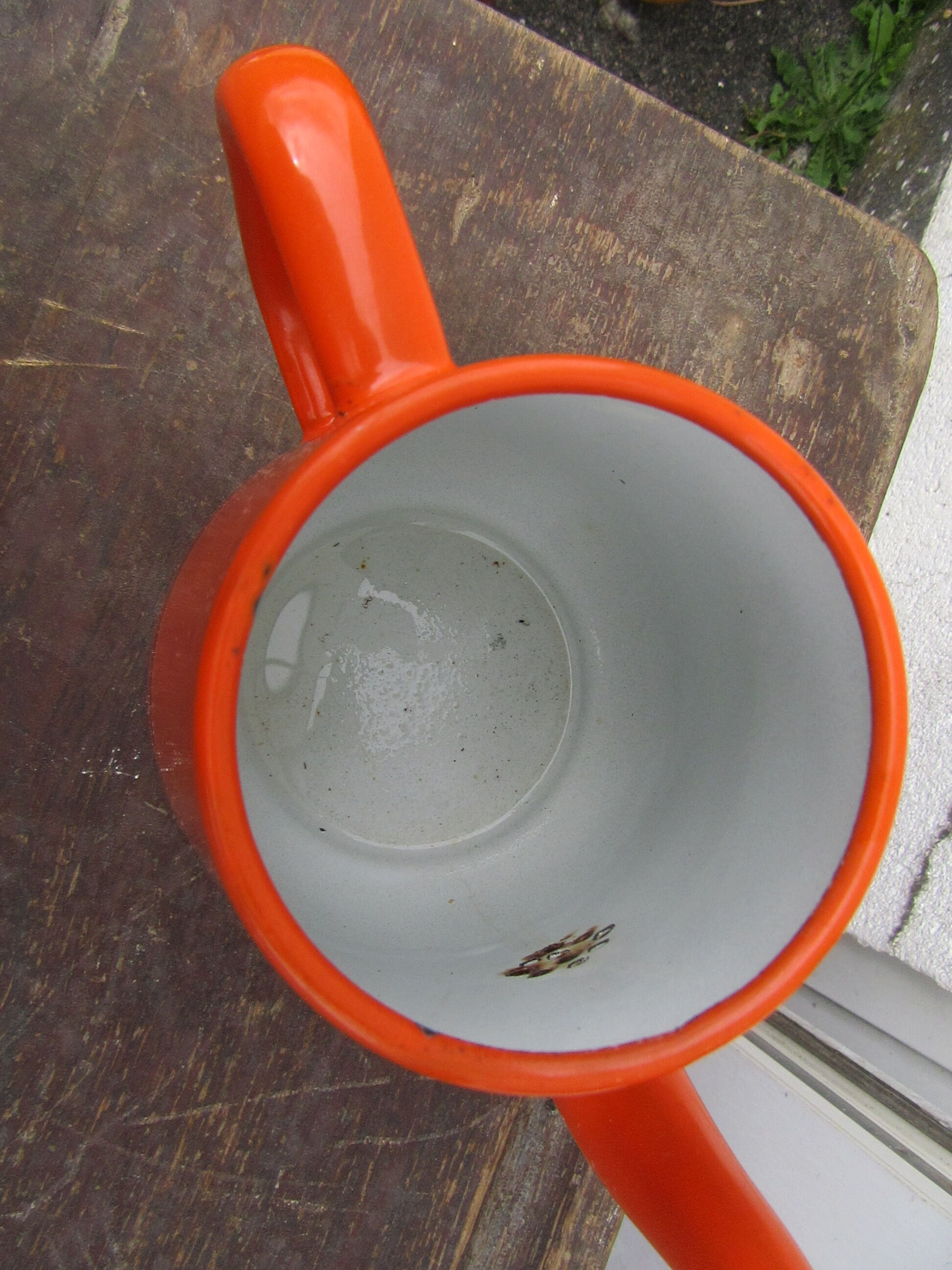 Vintage orange coffee maker