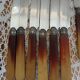 Lot de 12 couteaux style Art Déco