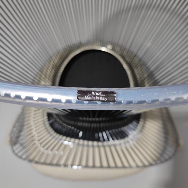 Chrome armchair Warren Platner Knoll