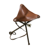 Tabouret tripode pliable