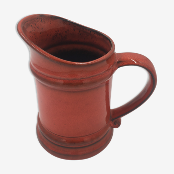 Red ceramic jug