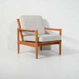 Scandinavian oak armchair, 1950s/60s