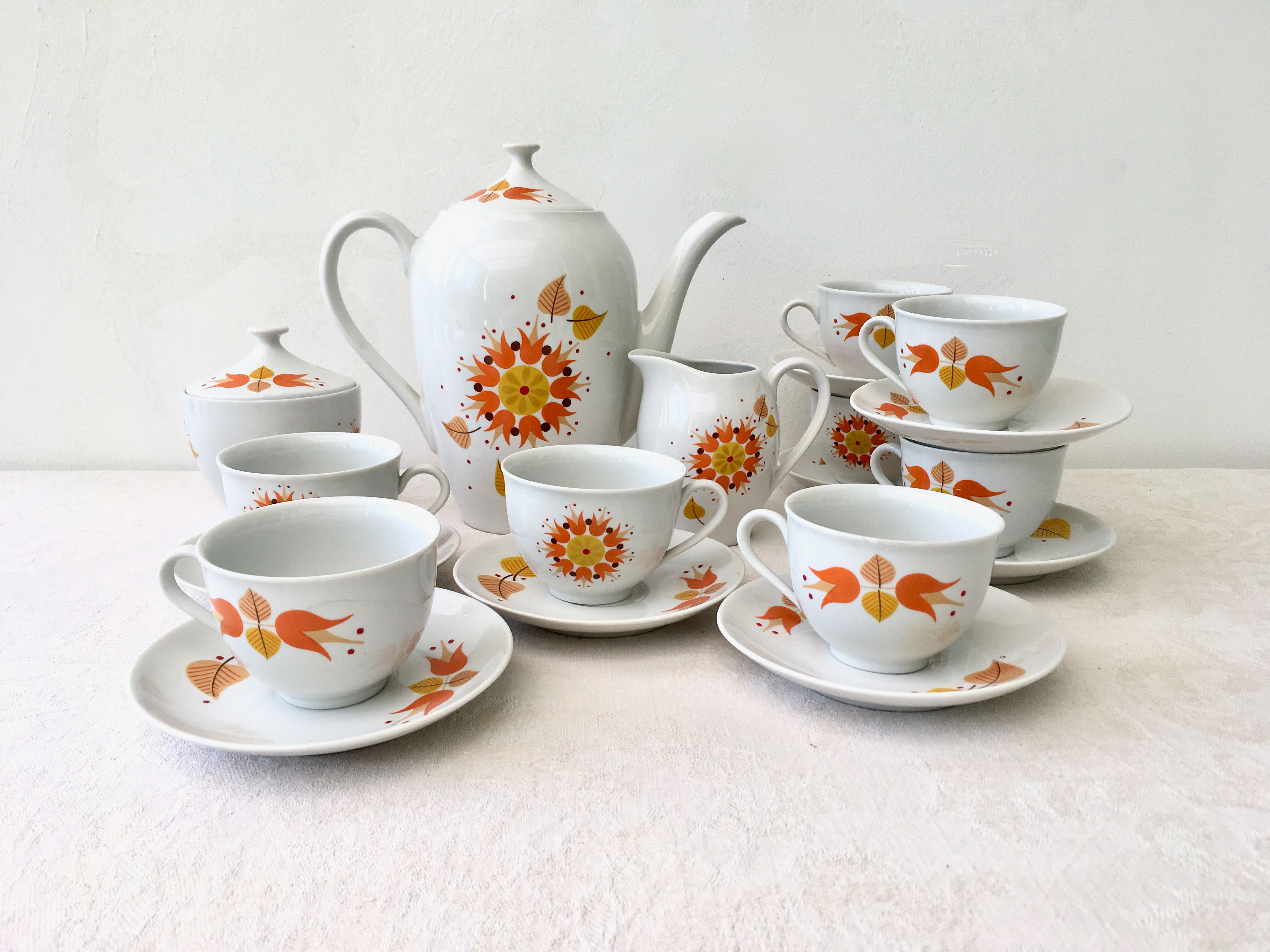 1970 vintage Italian coffee service