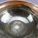 Pair of vintage glazed stoneware bowls signed MJB
