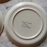 Vintage stoneware plate service