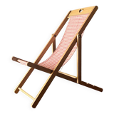 Chilienne en bois vintage pour poupée