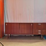 Sideboard 70s plated teak.