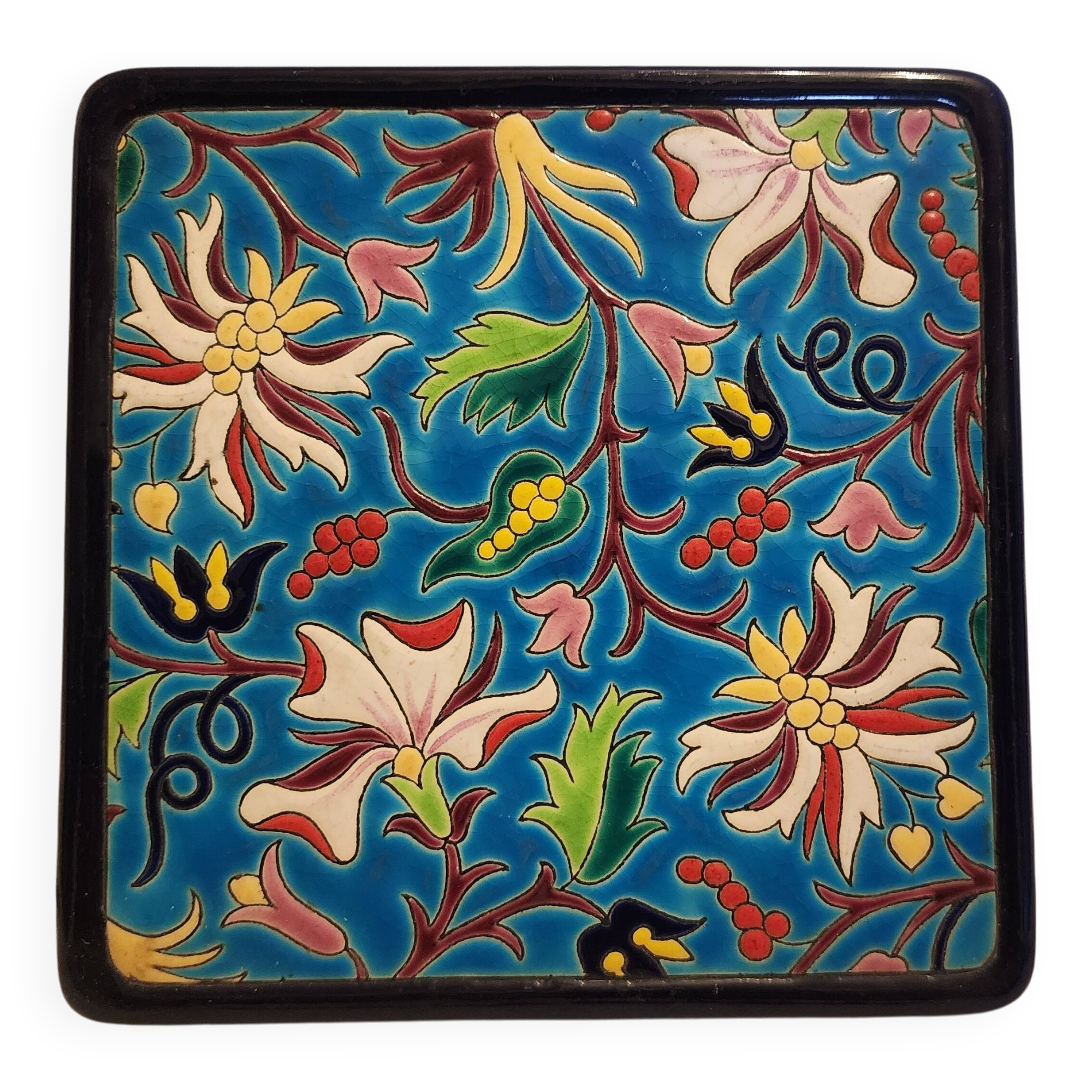 Longwy Enamel Trivet