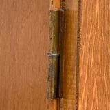 Armoire rotin et pieds compas 1960