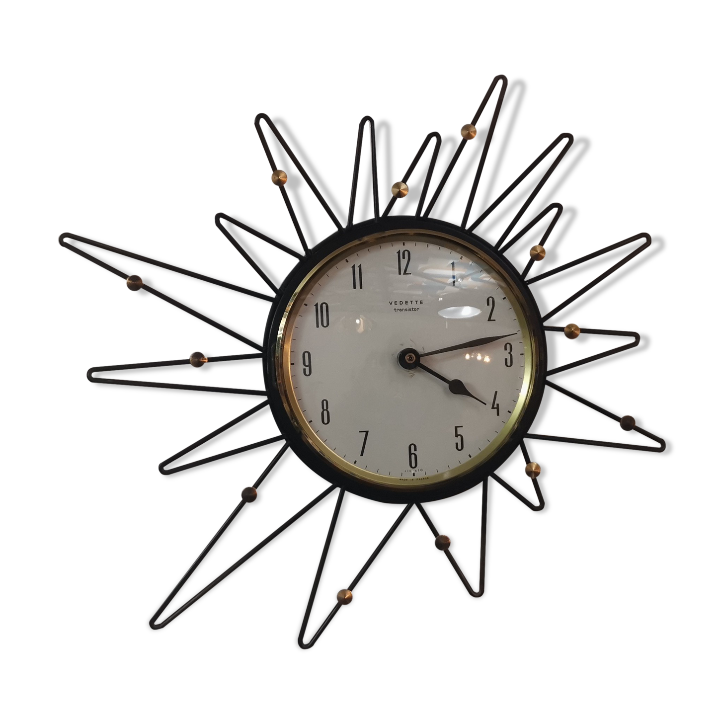 Vedette wall clock France 1950