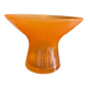 Vase en verre orange