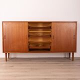 1970s vintage teak wood sideboard danish