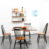 Wall shelf, dark teak 60