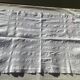 Monogram towel AB honeycomb cotton fringed old