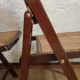 70s folding chairs canning chairs set of four