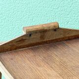 Scandinavian teak rolling trolley